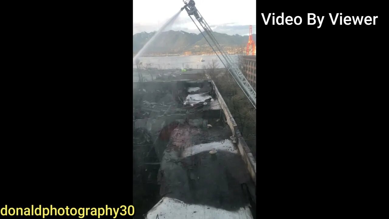 Gastown fire This video was sent to me from A viewer In side his place