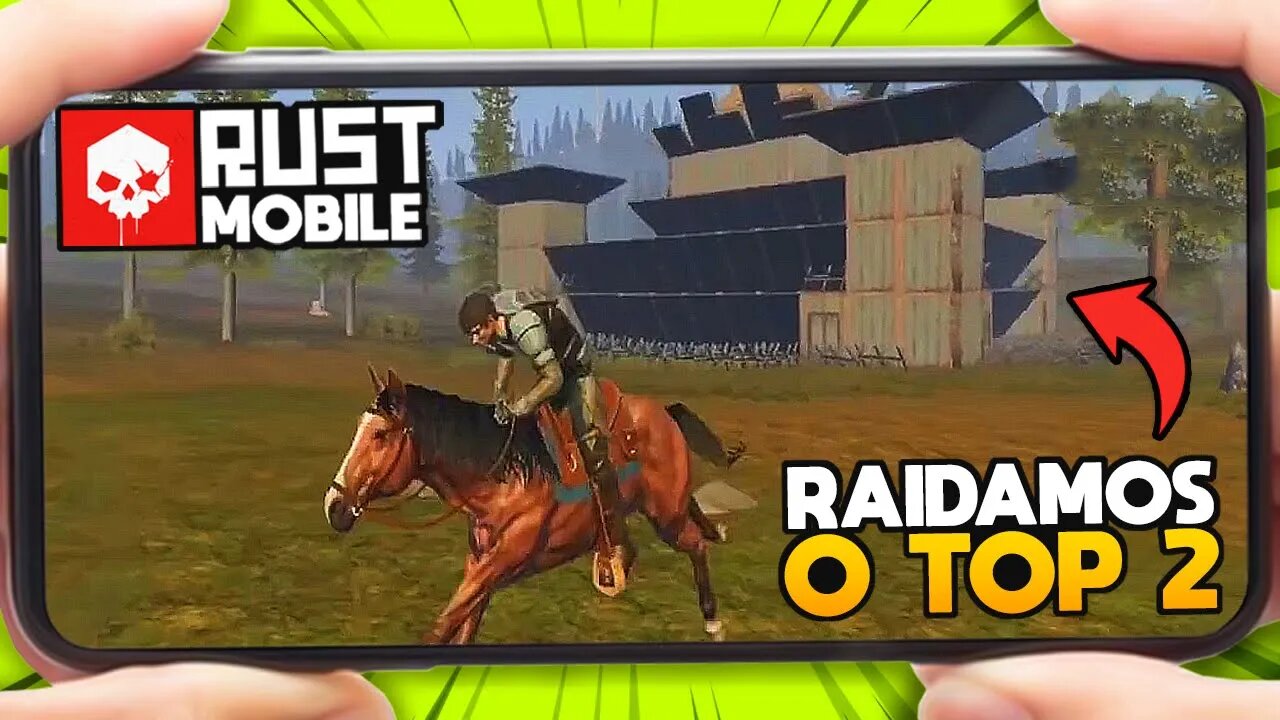 PROJECT EVO - RAIDAMOS SOLO O TOP2 DO SERVIDOR - RUST MOBILE