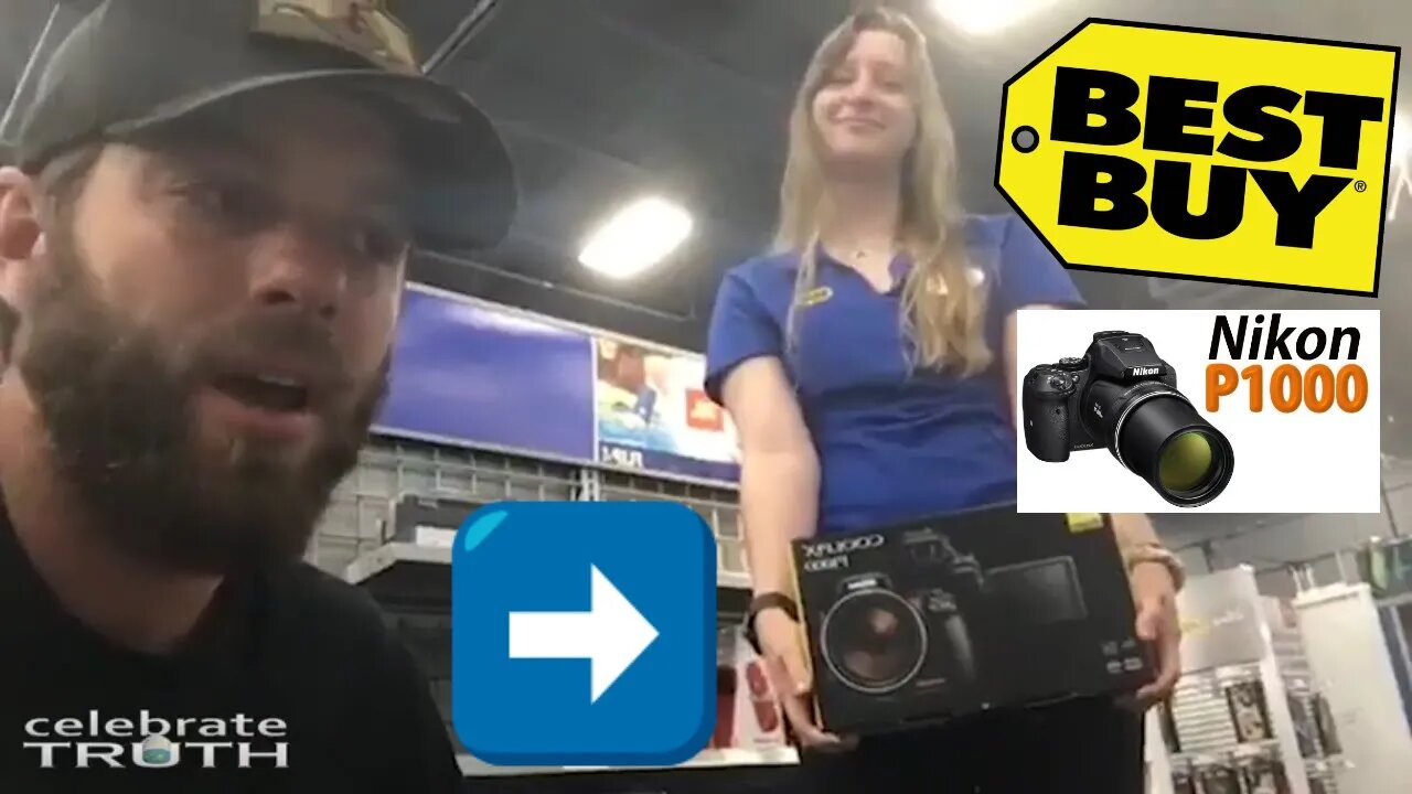 Flat Smacking While Buying a Nikon P1000 Camera at Best Buy