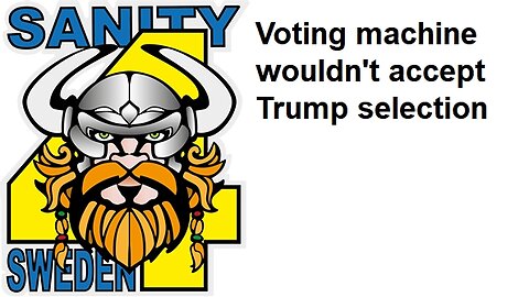 I Believe Kamala will be the President, just look at that voting machine in Kentucky