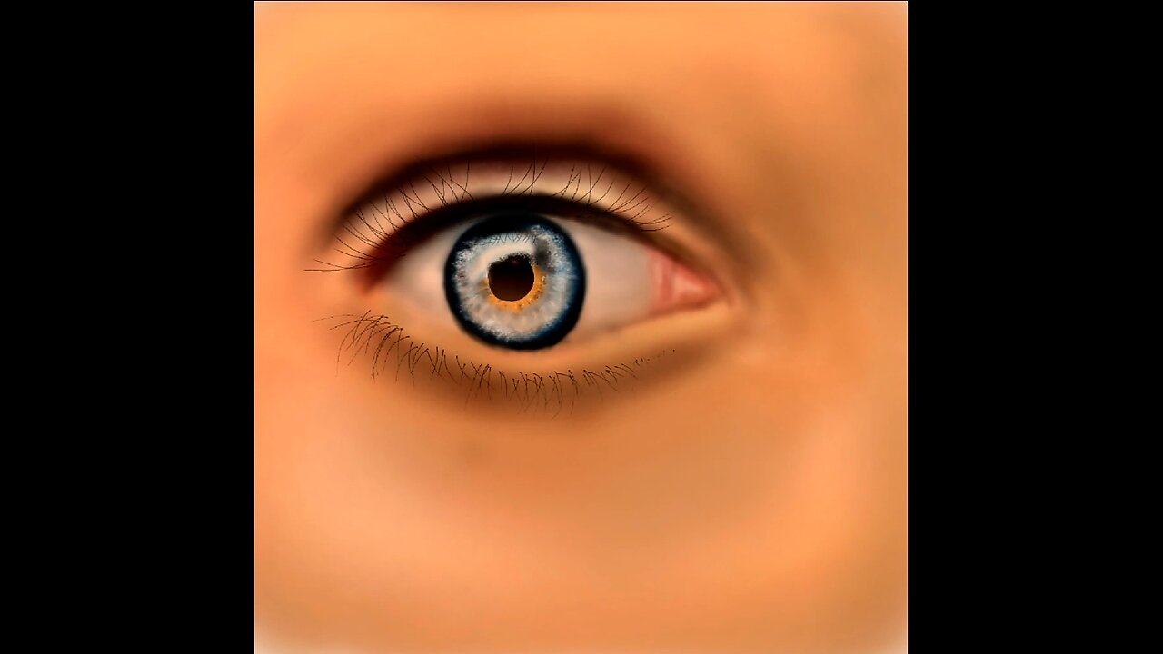 Drawing of human eye//Drawing//skygod69