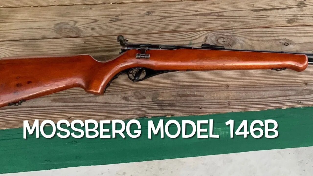 Mossberg model 146B T bolt handle tube feed 22 rifle out at the range