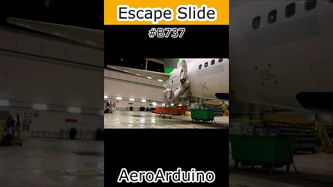 Watch Funny #B737 Escape Slide Fast Shooting #Aviation #Fly #AeroArduino