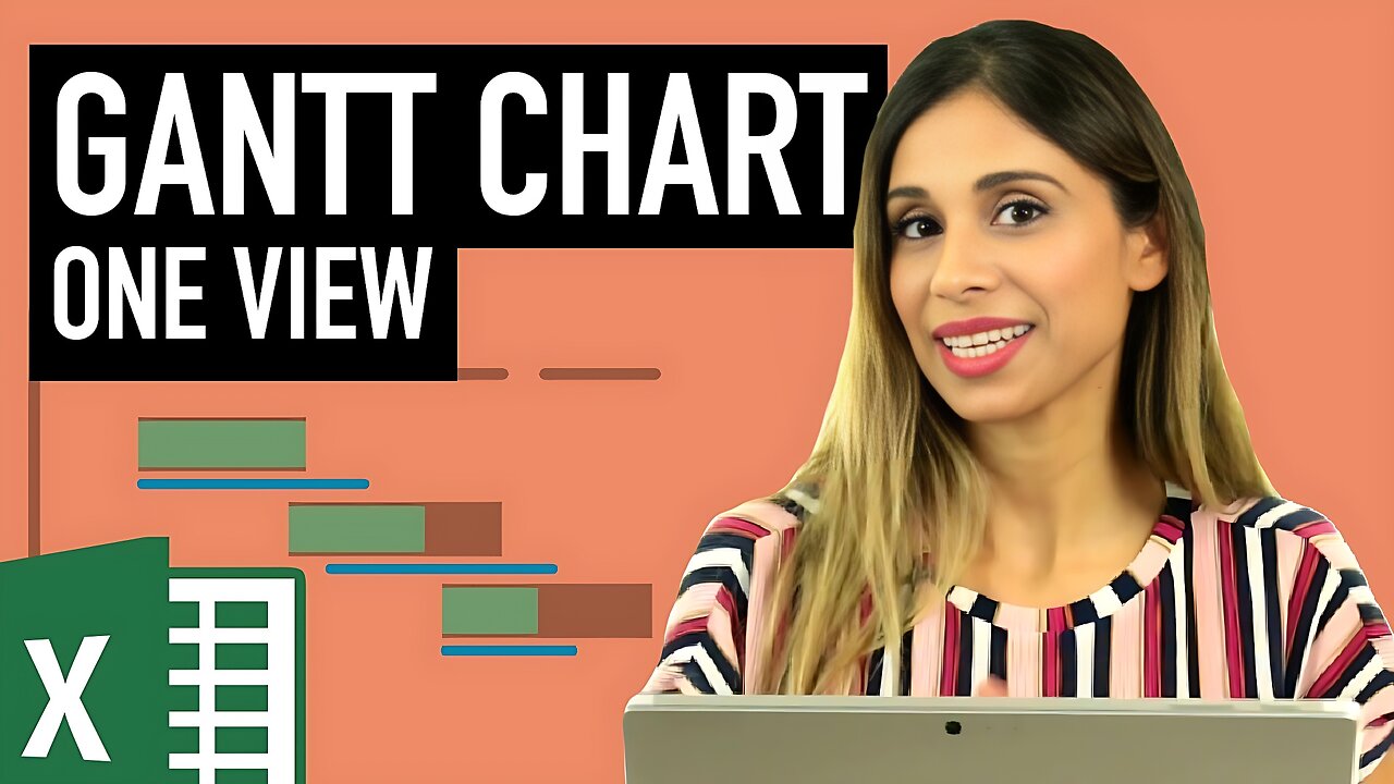 Project Plan in Excel with Gantt Chart (Plan, Actual & Progress in ONE VIEW)