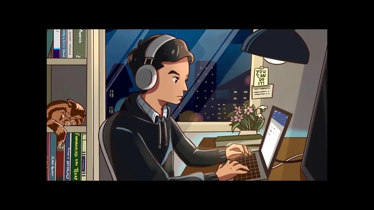 Chill Beats to Relax / Study - Music with Rain Sounds