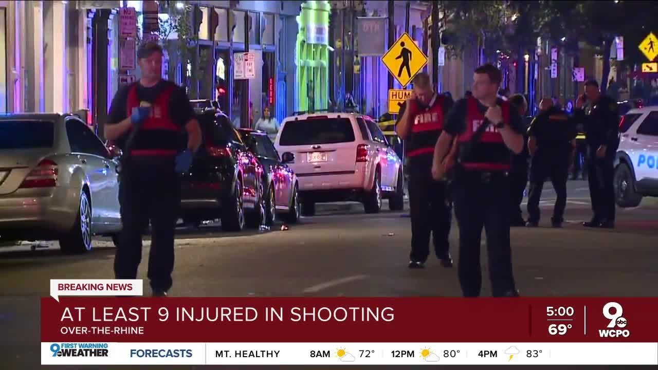 At least 9 injured in Over-the-Rhine mass shooting