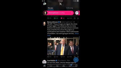 Trump speech : after court hearing 29/05/2024