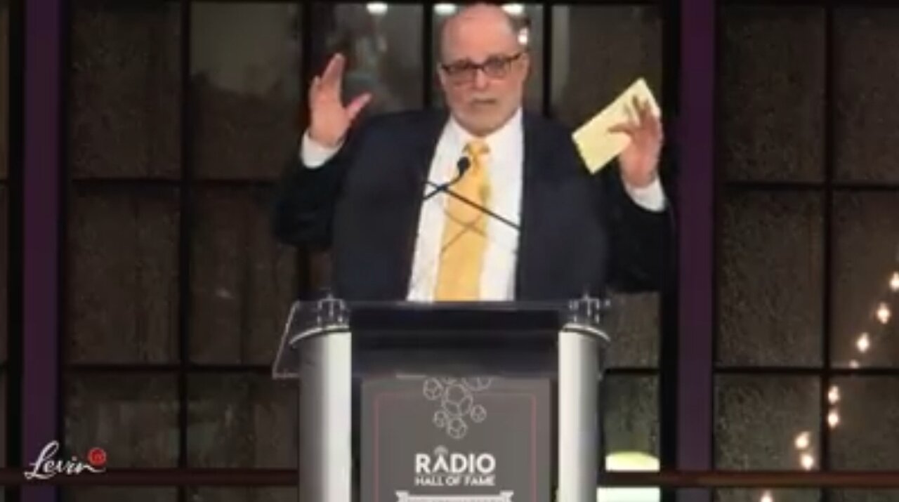 Mark Levin's Induction Into The Radio Hall of Fame: December 2018