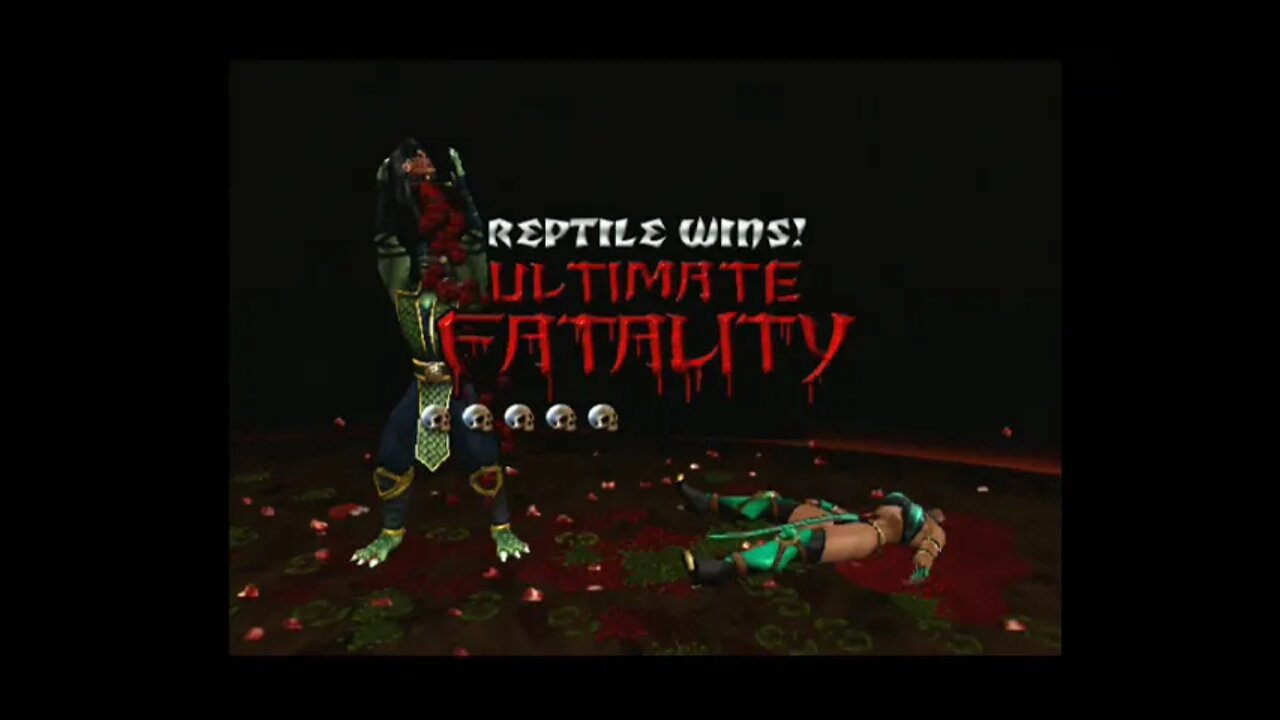 Mortal Kombat Armageddon (PS2) - Reptile - Arcade Mode - Max Difficult - No Continues