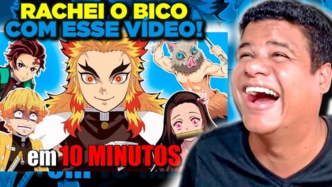 MORRI DO CORAÇÃO! | KIMETSU NO YAIBA EM 10 MINUTOS - | React Anime Pro
