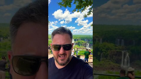 Molhando a buzina nas cataratas