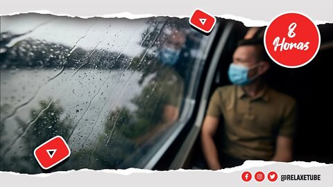 🎧 RUÍDO NO INTERIOR DE UM TREM NUM DIA DE CHUVA 🚆 VIAGEM DE COMBOIO IDEAL PARA RELAXAR 🕒 8 HORAS