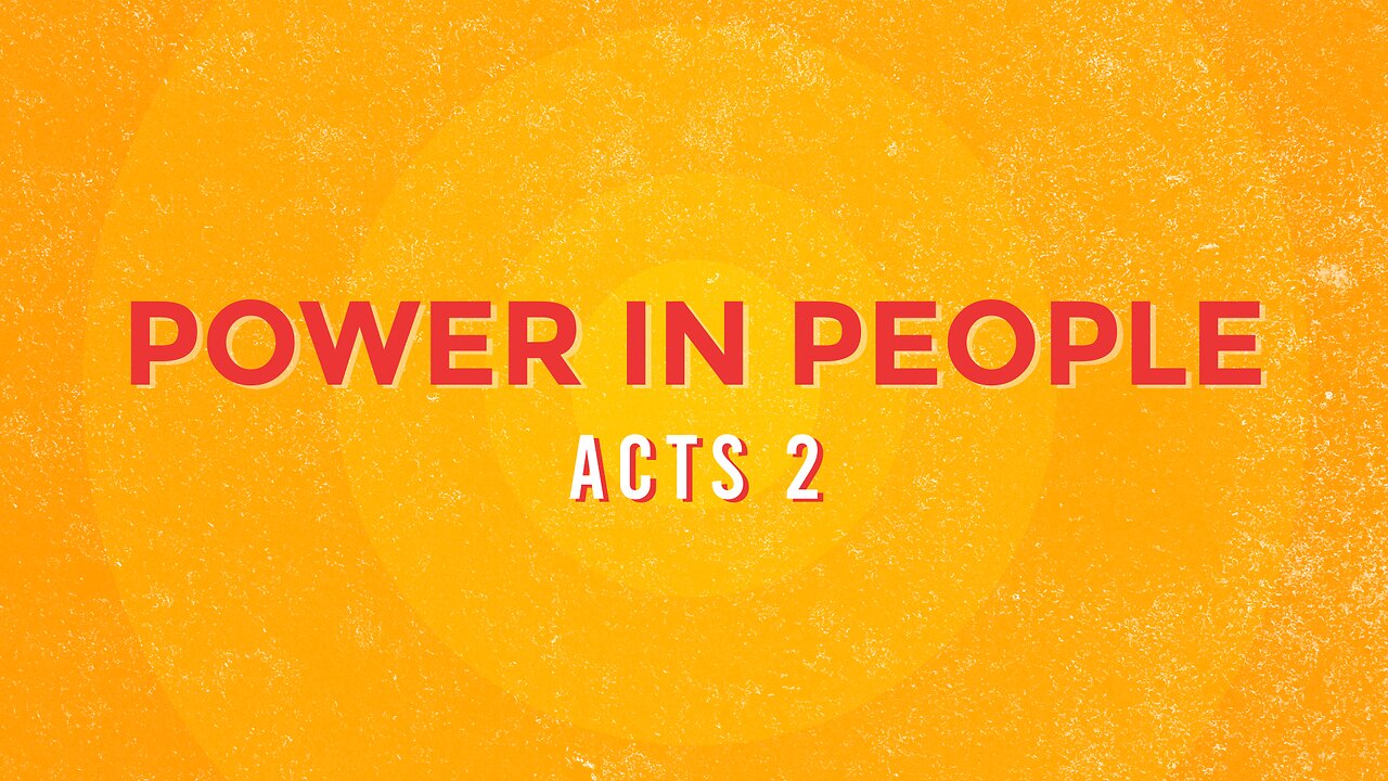 Power in People - Pastor Jeremy Stout