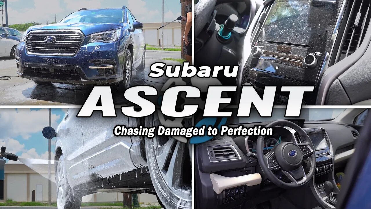 Subaru Ascent | A Mobile Office CLEAN UP! Dirty Exterior & Interior Brought Back to NEW!