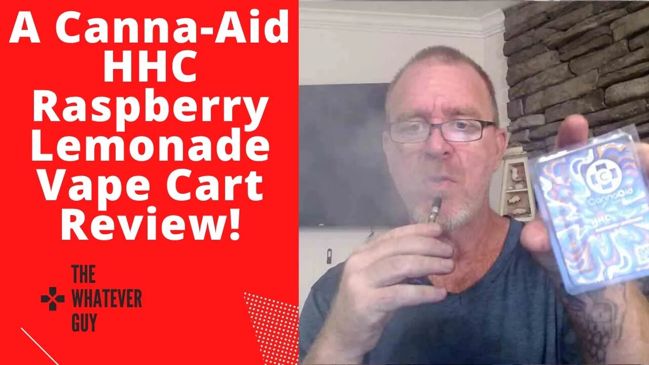 A Canna-Aid HHC Raspberry Lemonade Vape Cart Review!