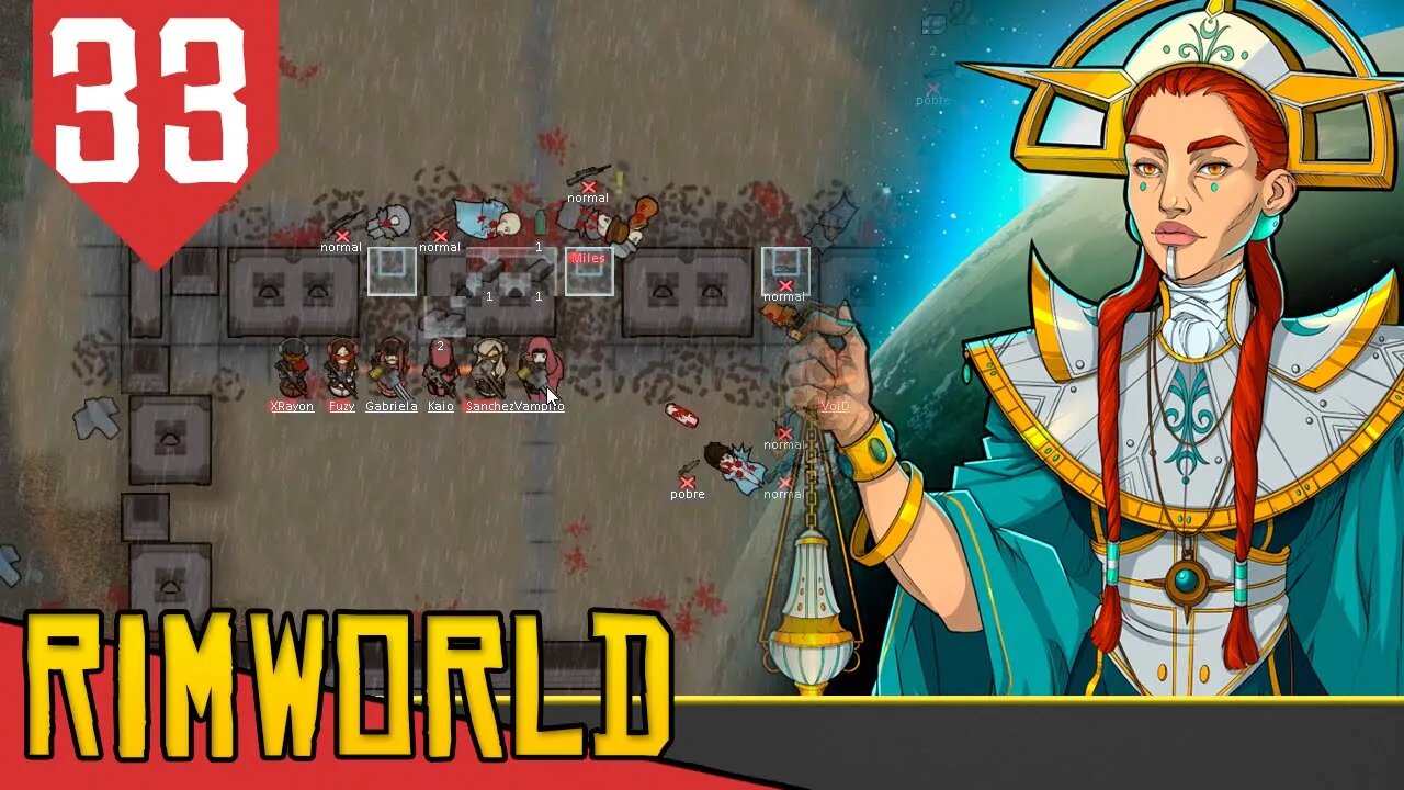 Onda GIGANTE de PIRATAS - Rimworld Ideology #33 [Gameplay PT-BR]