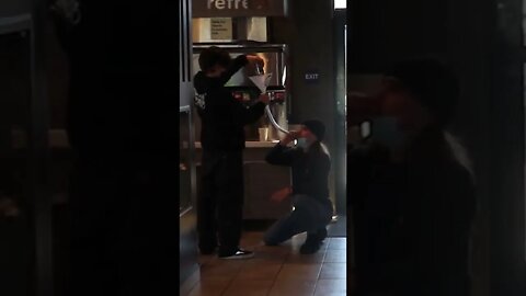 Beer Bong in McDonalds