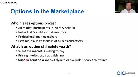 Options Pricing and Core Concepts