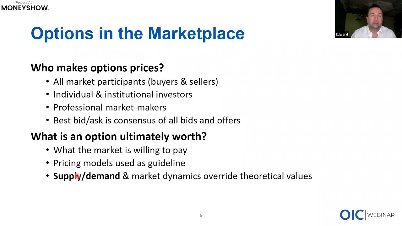 Options Pricing and Core Concepts