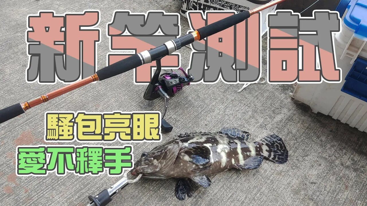 【台客去釣魚】帶著新竿來測試!釣到一隻強烈吃餌瘋狂出線的魚!結果究竟會如何? feat.潮旺海釣場 @TRYITRY 試一試