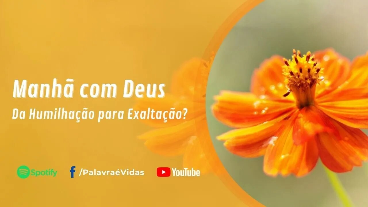 Manhã Com Deus 23 Dez - Da Humilhação para Exaltação?