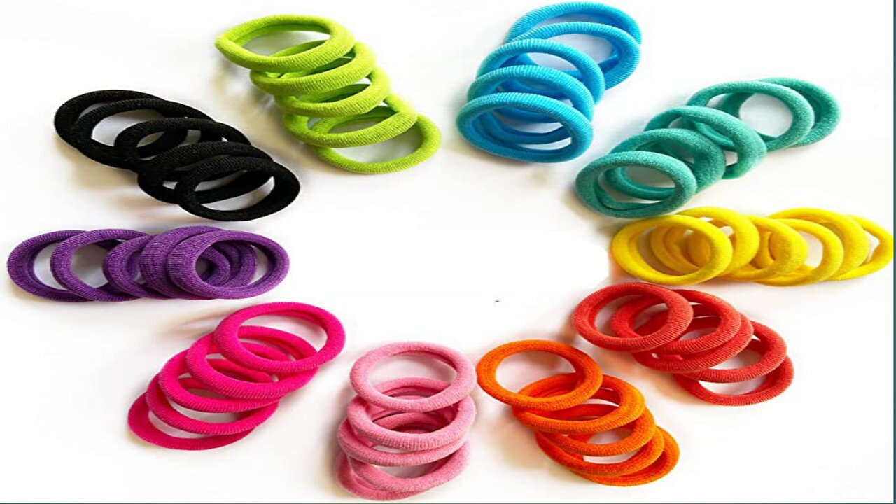 100 Pcs Baby Hair Ties - Perfect for DIY Hair Accessories