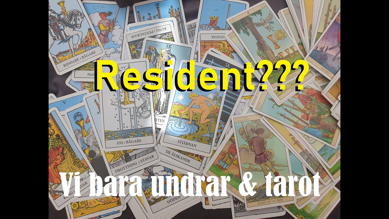 Vi bara undrar - RESIDENT???