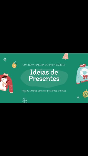 Uma ótima ideia de presente para entrega