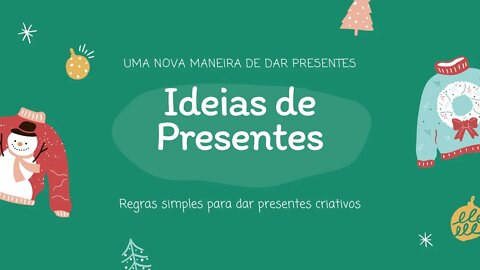 Uma ótima ideia de presente para entrega