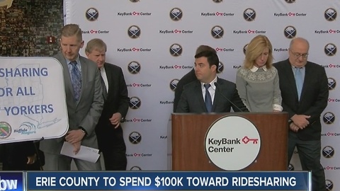 Erie County to spend $100k toward ridesharing