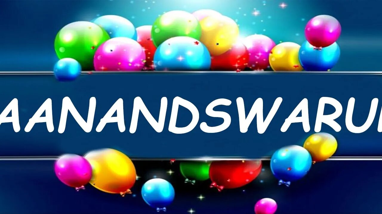 Happy Birthday to Aanandswarup - Birthday Wish From Birthday Bash