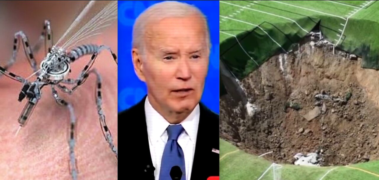 BIDEN TO BE REPLACED?*CDC MOSQUITO ALERT*SINKHOLES & RECORD FLOODING*7.2 QUAKE NEXT TO USS NAVY SHIP