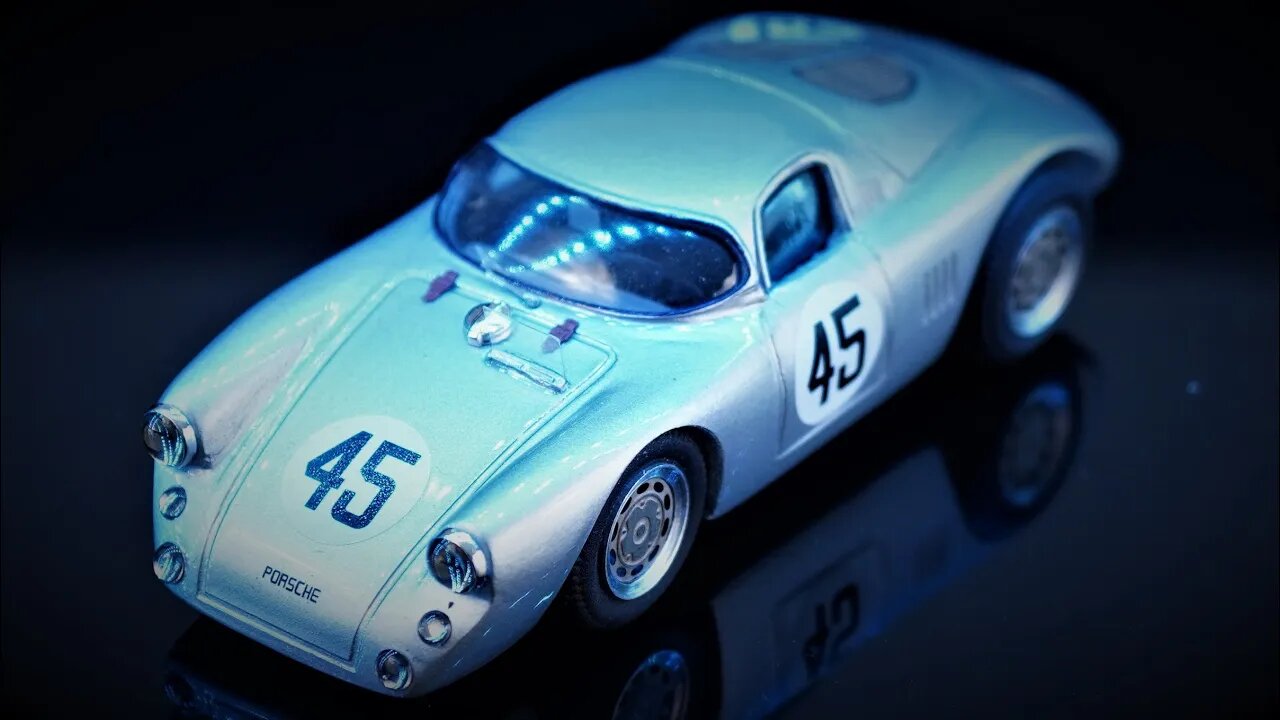 Porsche 550 coupe "Nr.45 Class 1.5 Winner LeMans" - Jolly Models 1/43 - 2 MINUTES REVIEW