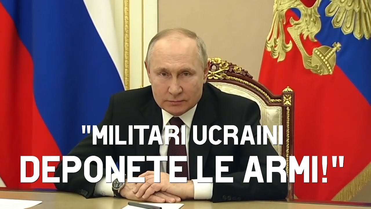 Putin- l governo ucraino usa i civili come scudo umano