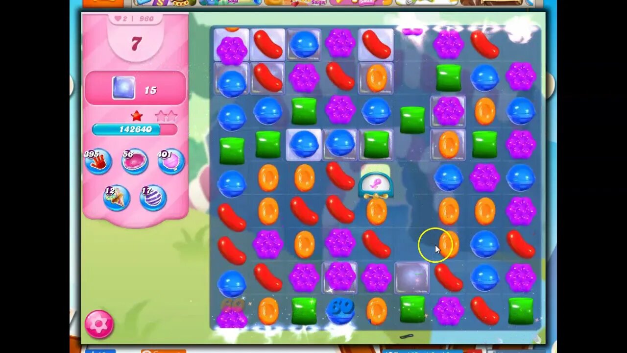 Candy Crush Level 960 Talkthrough, 18 Moves 0 Boosters