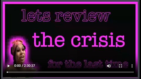 2-5-2022 Sam Tefler "The Crisis Lets Review For The Last Time" no chat