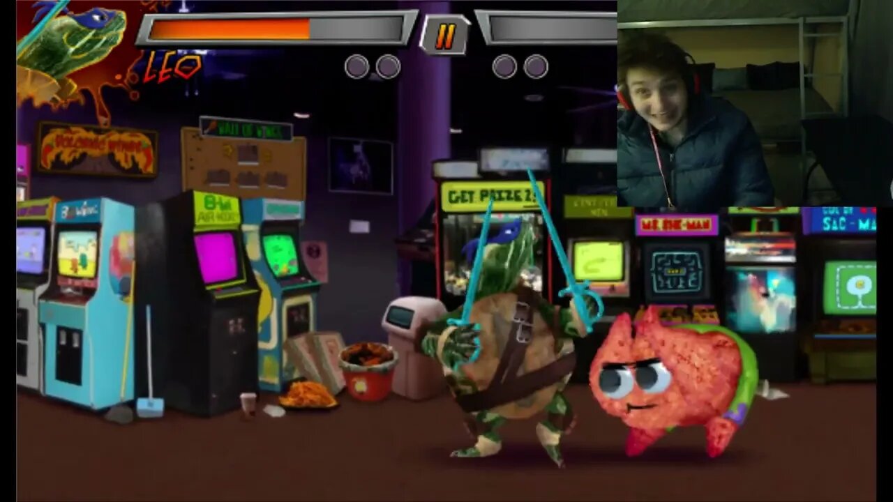 Patrick Star VS Leonardo The Mutant Ninja Turtle In A Nickelodeon Super Brawl 3 Just Got Real Battle