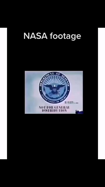 NASA footage. No space suit?