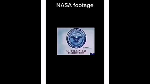 NASA footage. No space suit?