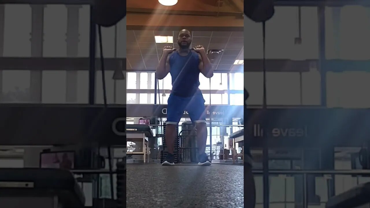 Squats with Medium Resistance Band