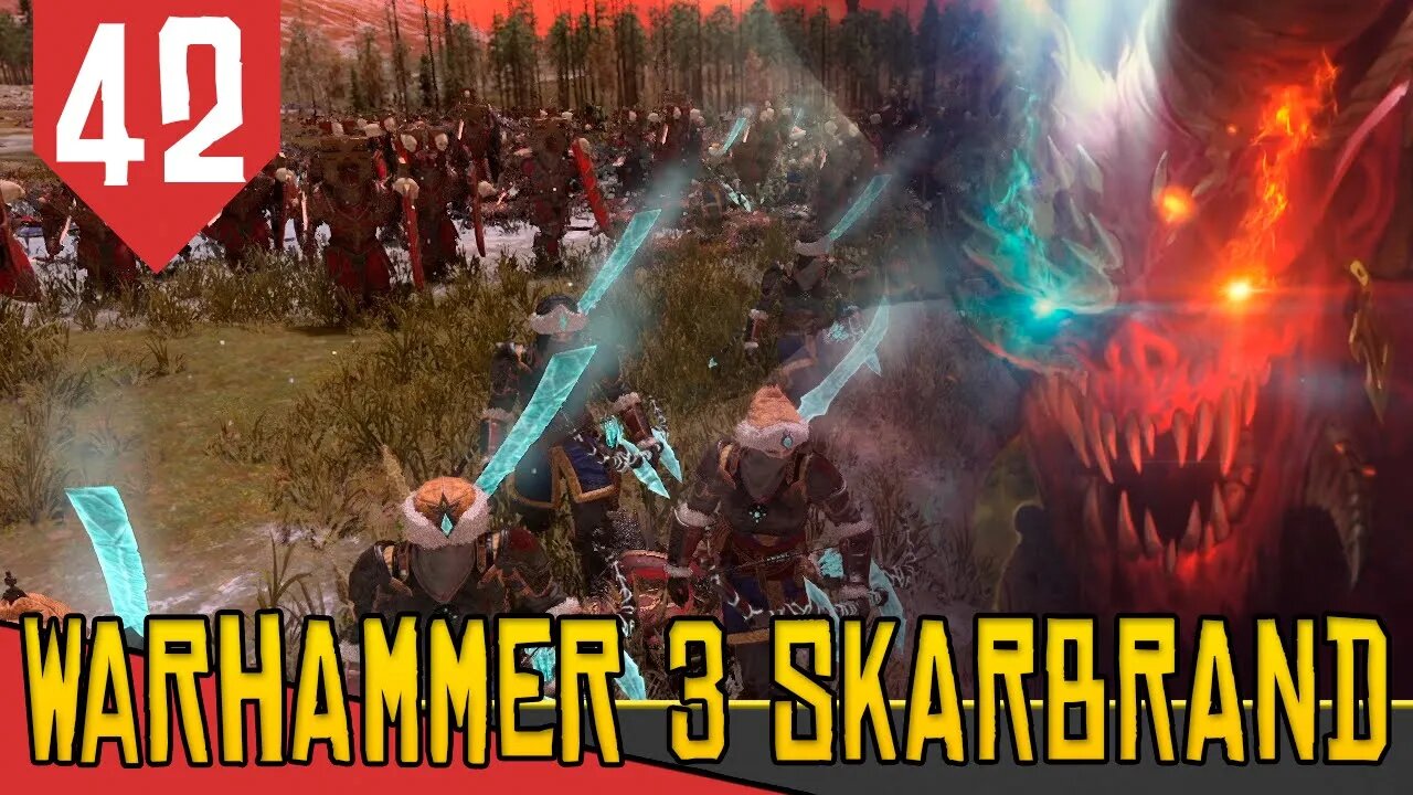 Batalha MAIS DIFÍCIL da Campanha! - Total War Warhammer 3 Skarbrand #42 [Série Gameplay PT-BR]