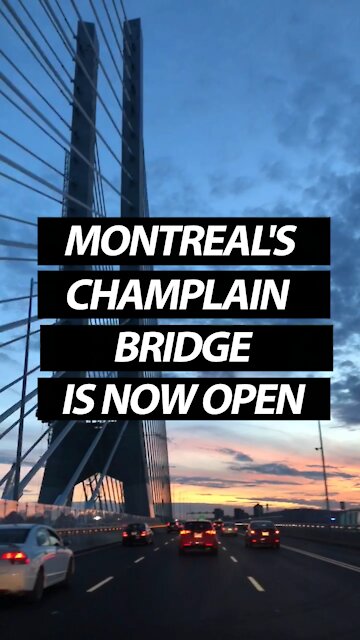 Montreal's All-New Samuel De Champlain Bridge Is Now Open
