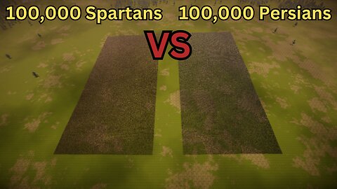 100,000 Spartans Versus 100,000 Persians || Ultimate Epic Battle Simulator 2