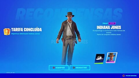 COMO COMPLETAR AS MISSÕES DO INDIANA JONES - FORTNITE