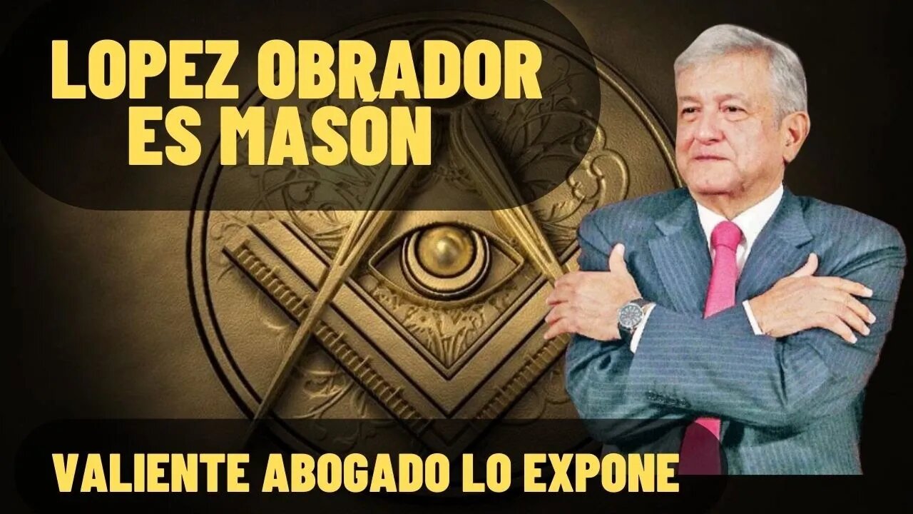 LOPEZ OBRADOR ES MASON LUCIFERINO #VivaCristoRey #Masoneria #AMLO #4t #YqueVivaCristoRey #Luciferino