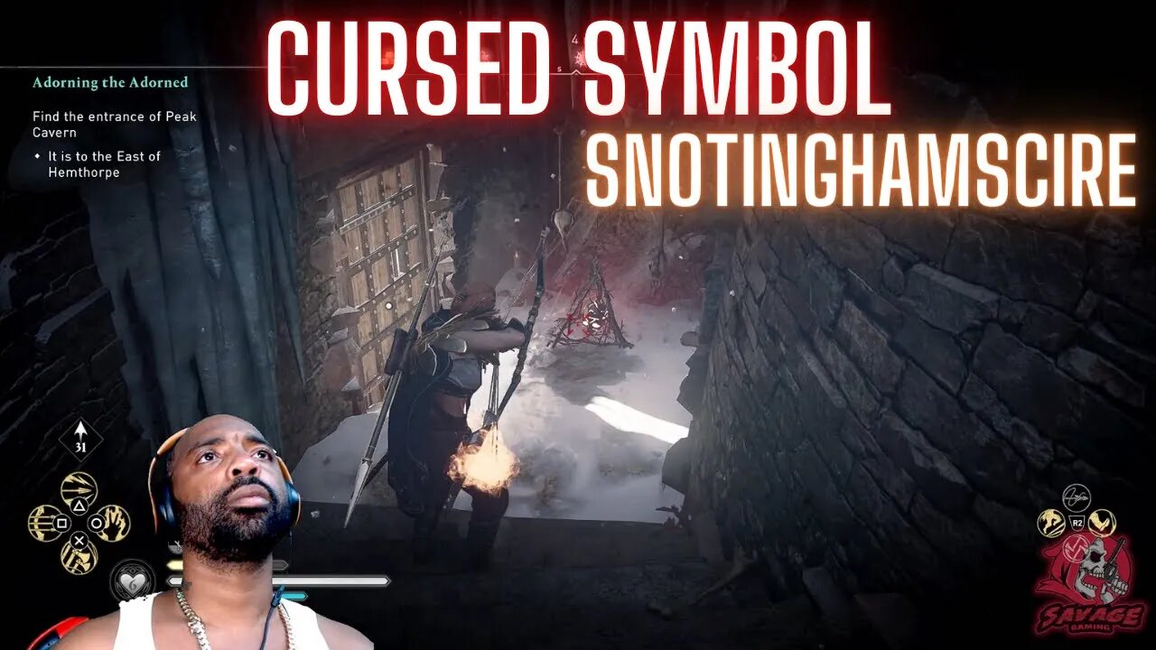 CURSED SYMBOL WALKTHROUGH SNOTINGHAMSCIRE AC VALHALLA