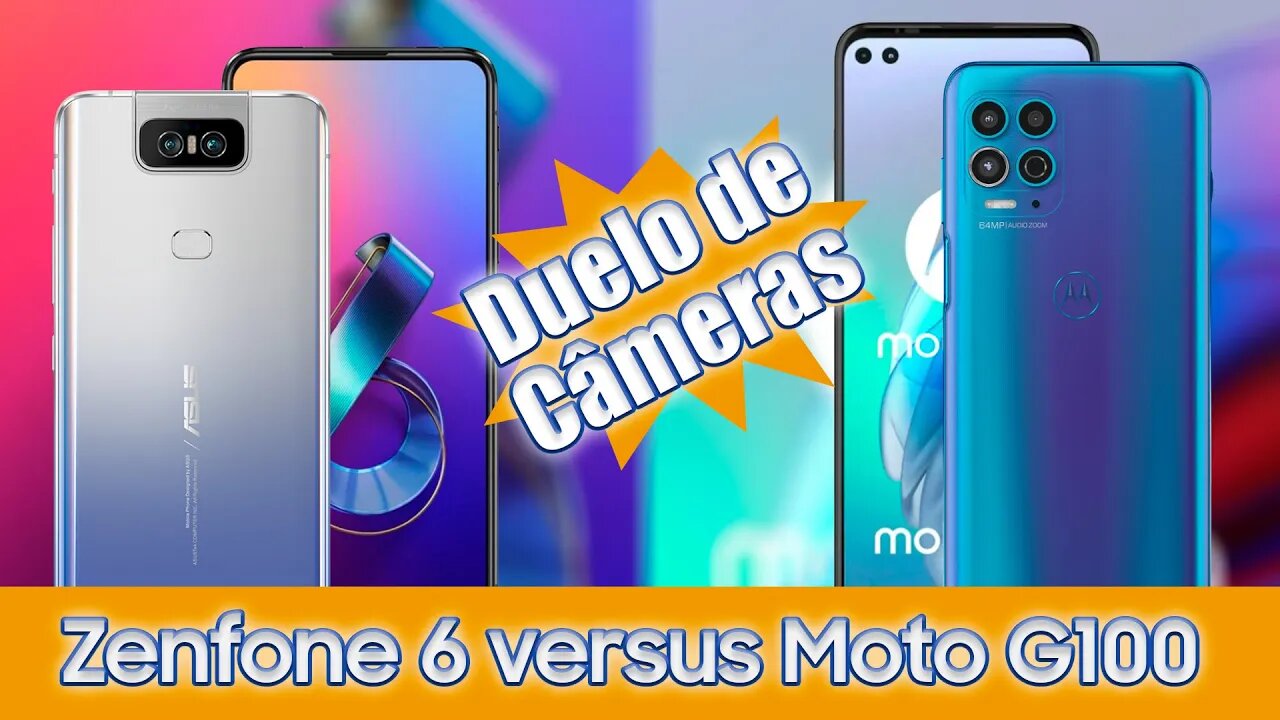 Moto G100 vs Zenfone 6 - Batalha de câmeras