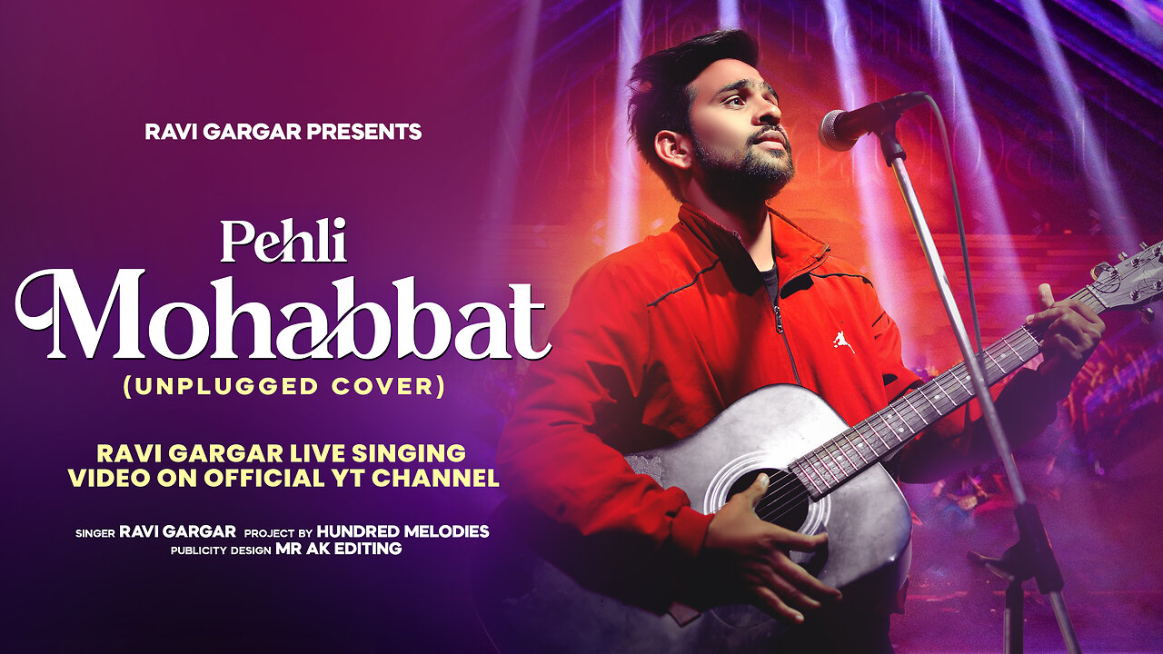 Pehli Mohabbat Live Performance | This Song For Your Love | Ravi Gargar
