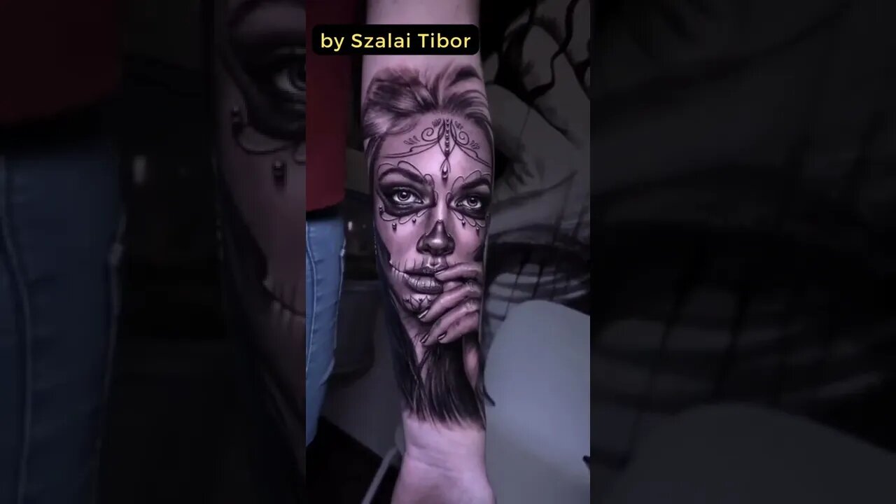 Stunning work by Szalai Tibor #shorts #tattoos #inked #youtubeshorts