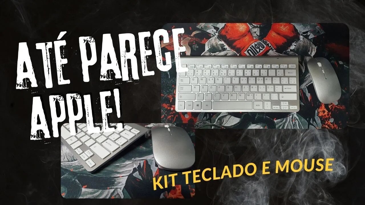 Um Kit Barato de Teclado e Mouse Sem Fios Que Até Parece da Apple!